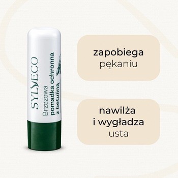 Sylveco, brzozowa pomadka z betuliną, 4,6 g