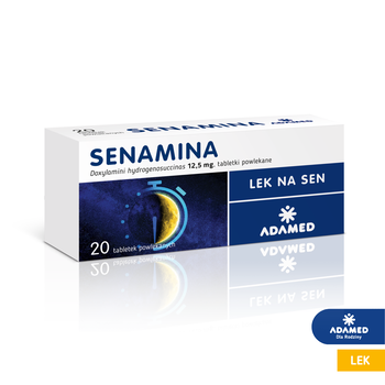 Senamina, 12,5 mg, tabletki powlekane, 20 szt.
