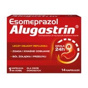 Esomeprazol Alugastrin, 20 mg, kapsułki dojelitowe twarde,14 szt        