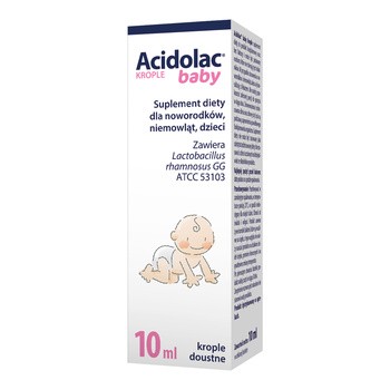 Acidolac Baby, krople doustne, 10ml