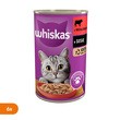 Zestaw 6 x Whiskas Mokra karma z wołowiną w sosie, puszka, 400 g