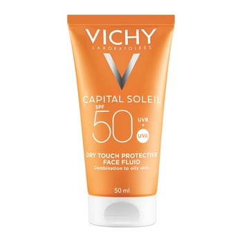 Vichy Capital Soleil, matujący krem do twarzy SPF 50, 50 ml