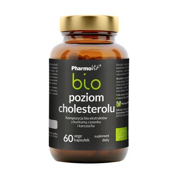 Poziom cholesterolu bio, Pharmovit, kapsułki, 60 szt.