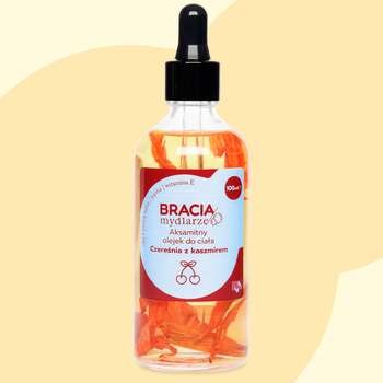 U Mydlarzy, aksamitny olejek do ciała, czereśnia z kaszmirem, 100 ml