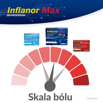 Inflanor Max, 400 mg, tabletki powlekane, 10 szt.