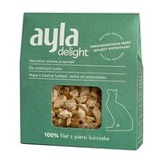 Ayla Delight, filet z piersi kurczaka, liofilizowane przysmaki dla kota, 28 g