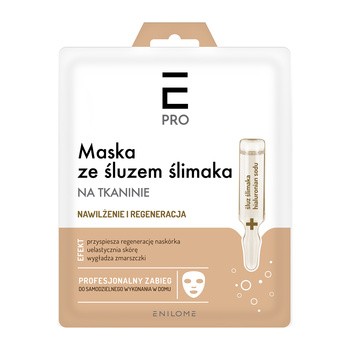 Enilome Pro, maska ze śluzem ślimaka na tkaninie, 23 ml