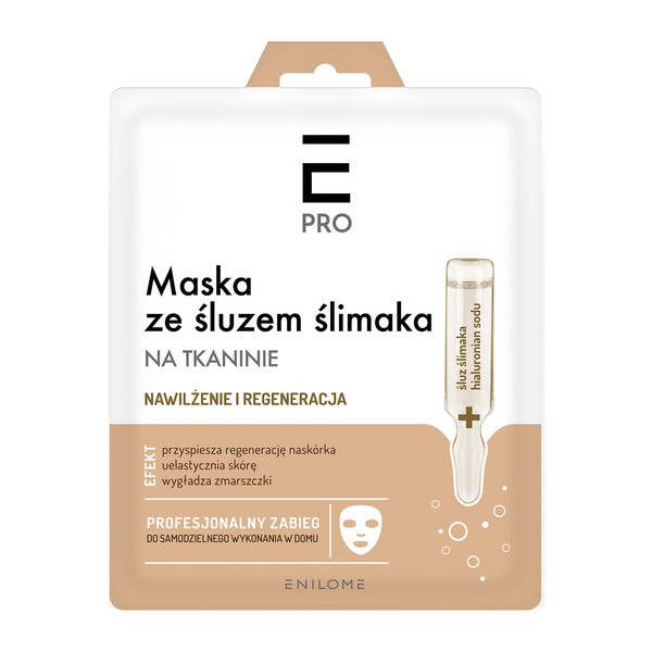Enilome Enilome Pro, maska ze śluzem ślimaka na tkaninie, 23 ml — Inhaltsstoffe i ocena