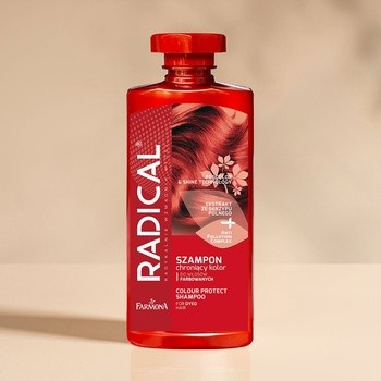 Radical, szampon chroniący kolor do włosów farbowanych i z pasemkami, 400 ml