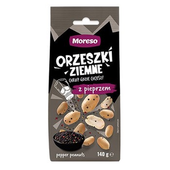 Moreso, orzeszki ziemne z pieprzem, 140 g