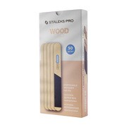 Staleks Expert 20, drewniana baza prosta do pilnika, jednorazowa, 50 szt.