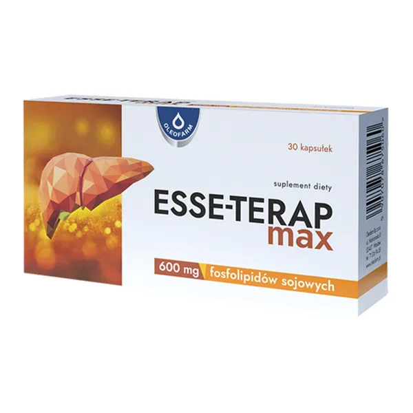Fosfolipidy sojowe 600 mg 30 kapsułek [Oleofarm] - Oleofarm