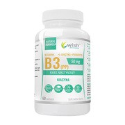 alt Wish Witamina B3 (PP) 50 mg + L-leucyna + prebiotyk, kapsułki, 60 szt.