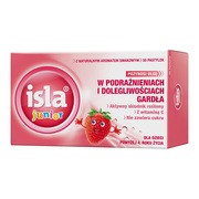 Isla Junior, pastylki do ssania dla dzieci, o smaku truskawkowym, 50 szt. https://azcdn.doz.pl/image/d/product/23faa1ab-scale-180x180.png