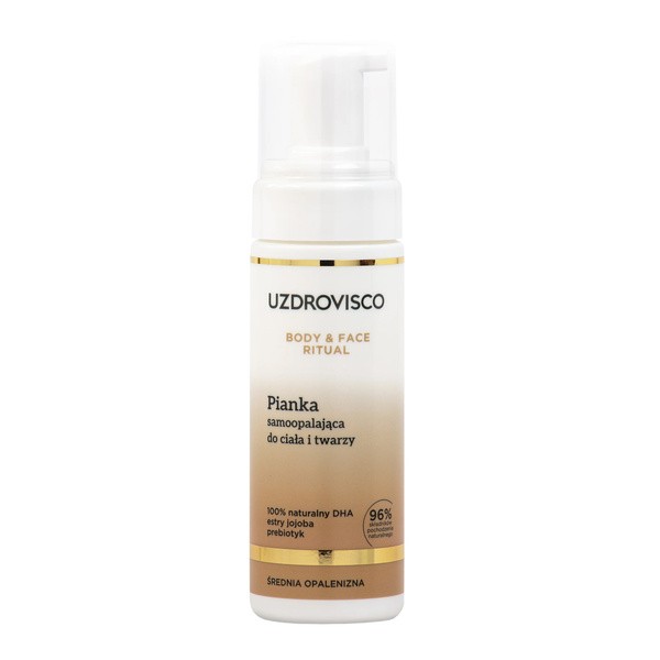 Uzdrovisco Uzdrovisco Body &amp; Face Ritual, pianka samoopalająca do ciała i twarzy, 150 ml