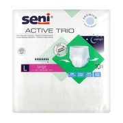 Seni Active Trio, elastyczne majtki chłonne, rozmiar L, 10 szt.
