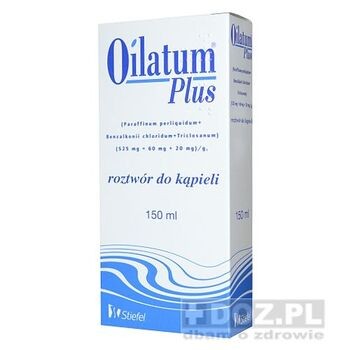 Oilatum Plus, leczniczy płyn do kąpieli, 150 ml