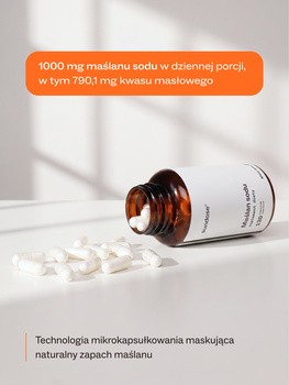 Sundose Maślan sodu, kapsułki twarde, 120 szt.