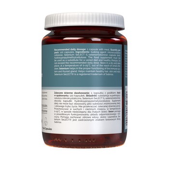Vitalers Selen organiczny 200 mcg, kapsułki, 120 szt.