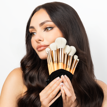 IBRA Makeup Fresh, zestaw profesjonalnych pędzli, 9 szt.