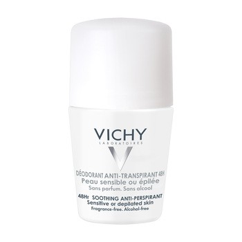 Vichy, antyperspirant w kulce do skóry wrażliwej lub po depilacji, 50 ml