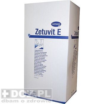 Kompresy jałowe Zetuvit E, 10 x 20 cm, 25 szt