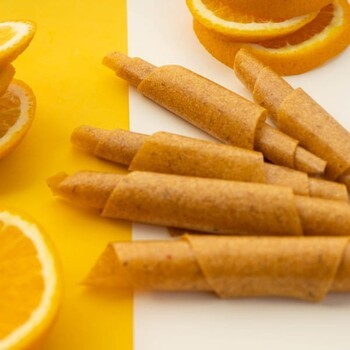 Naturalnie Zdrowi, pomarańczowe rollsy z witaminą C i cynkiem, 50 g