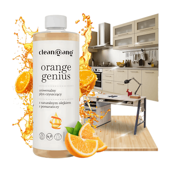 Cleangang Orange Genius, uniwersalny płyn czyszczący, olejek z pomarańczy, 475 ml