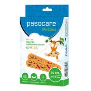 Pasocare Kids Line, zestaw plastrów dla dzieci, komiks, 20 x 70 mm, 10 szt. https://azcdn.doz.pl/image/d/product/b7058142-scale-180x180.png