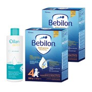 Zestaw 2x Bebilon Advance Pronutra 4, Junior, formuła na bazie mleka po 2. roku życia, 1000 g + Oillan Derm+, emulsja do kąpieli, 200 ml https://azcdn.doz.pl/image/d/product/dd985ffd-scale-180x180.png
