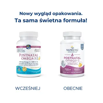 Nordic Naturals Postnatal Omega-3 1120 mg, kapsułki, 60 szt.