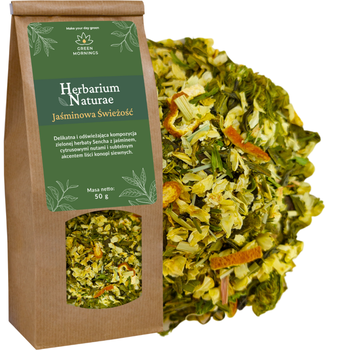 Green Mornings, Herbarium Naturae, Jaśminowa Świeżość, kompozycja zielonej herbaty, 50 g