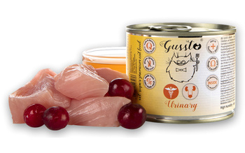 Gussto Urinary, karma dla kotów z kamicą moczową, puszka, 200 g