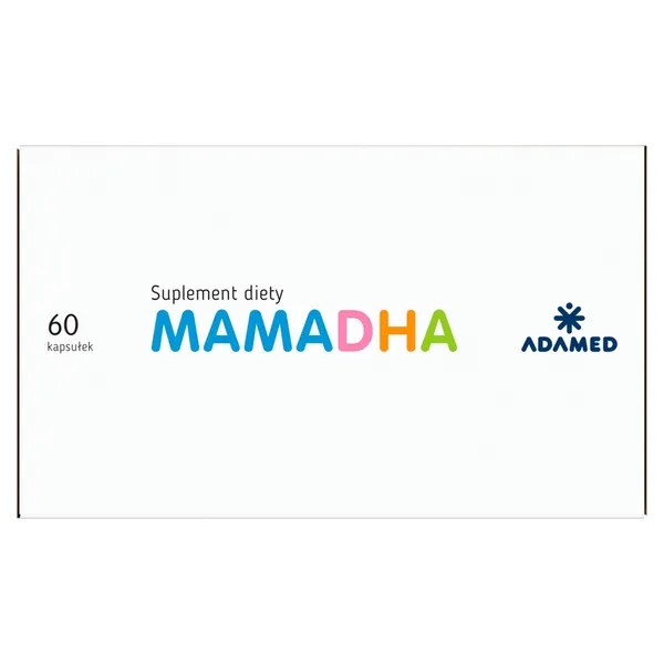 Омега-3 DHA для мам Adamed MamaDHA, с фолиевой кислотой, витамином D и йодом, 60 капсул — фото 3