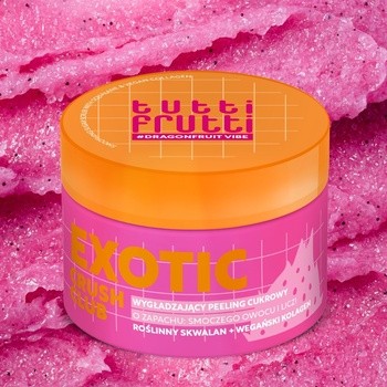 Farmona Tutti Frutti #DragonfruitVibe, wygładzający peeling cukrowy, 250 g