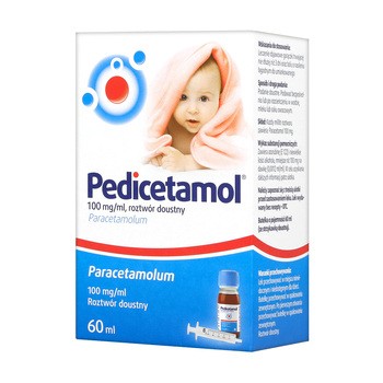 Pedicetamol, 100 mg/ml, roztwór doustny, 60 ml
