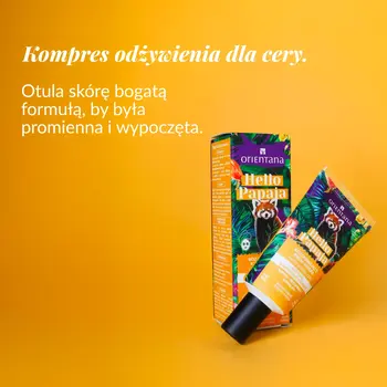 Orientana Hello Papaja, krem-maska rozjaśniająca, 40 ml