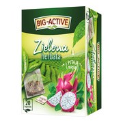 Big-Active, Zielona herbata w torebkach z pitają i miętą, 30 g (1,5 g x 20 szt.)