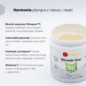 Yango Błonnik Duo, proszek, 300 g