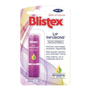 Blistex Lip Infusions Nourish SPF 15, odżywczy balsam do ust, 3,7 g