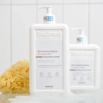Snailmed, żel oczyszczający do mycia ciała, dla skóry tłustej i normalnej, 480 ml
