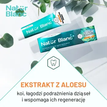 Sylveco Natur Blanc Fresh Eucalyptus, pasta do wrażliwych zębów, 100 ml