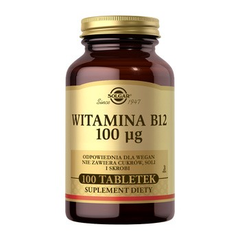 Solgar Witamina B12, tabletki, 100 szt.