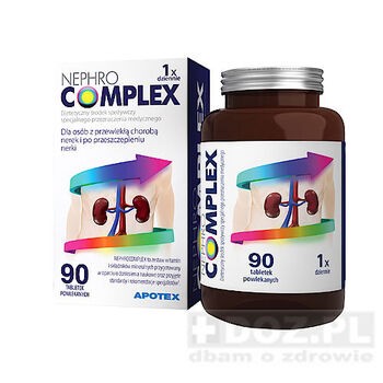 NephroComplex, tabletki powlekane, 90 szt
