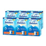Zestaw 6x Bebilon Advance 3, mleko modyfikowane, proszek, 1100 g