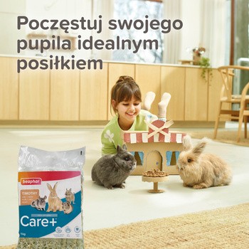 Beaphar Care+ Timothy, sianko z tymotką łąkową dla gryzoni i królików, 1 kg