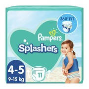 Pampers Splashers 4-5, pieluszki do pływania i na plażę, (9-15 kg), 11 szt.