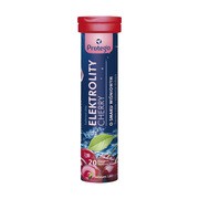 Protego Elektrolity Cherry, tabletki musujące, smak wiśniowy,  20 szt.