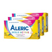 Aleric Deslo Active 2,5mg 3x10 tabletek, na alergię i katar sienny