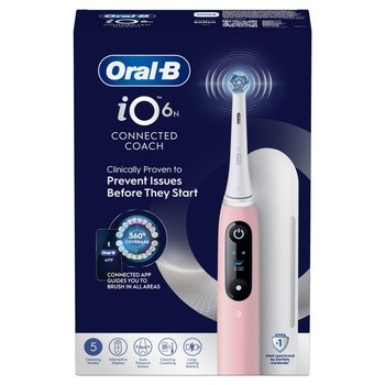 Oral-B iO 6N, szczoteczka elektryczna, Pink Sand, 1 szt.